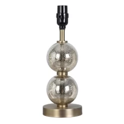 Stacked Glass Ball Table Lamp Base Brass - Threshold™