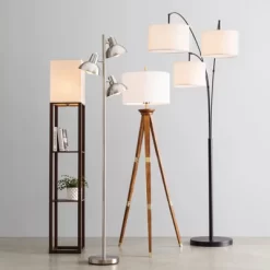 60"x16" Tripod Floor Lamp Oak Tone Wooden Finish - Threshold™: Elegant Standing Lighting, 3-Way Switch, UL Listed 15 60"x16" Tripod Floor Lamp Oak Tone Wooden Finish - Threshold™: Elegant Standing Lighting, 3-Way Switch, UL Listed -Threshold Shop GUEST 12eb9924 86da 4a28 9eaa 3aaed057f6ef