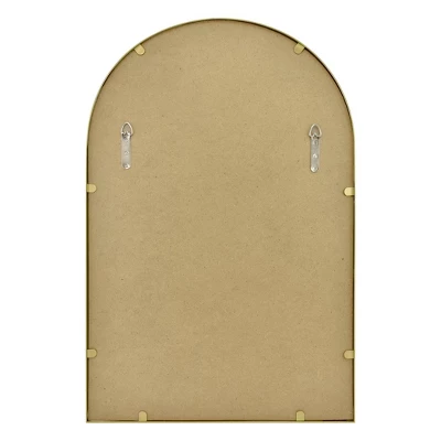 20" X 30" Arched Metal Wall Mirror Brass - Threshold™ 3 20" X 30" Arched Metal Wall Mirror Brass - Threshold™ - Image 3