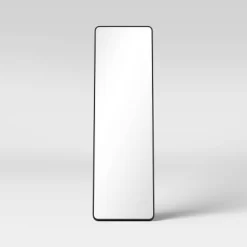 18" X 60" Metal Aluminum Cheval Floor Mirror Black - Threshold™ 4 18" X 60" Metal Aluminum Cheval Floor Mirror Black - Threshold™ -Threshold Shop GUEST 40aaa626 9a4c 4db1 a50e 844c485a2aed