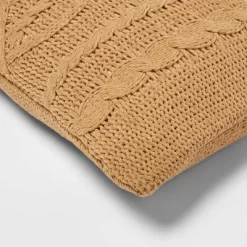 Oversized Cable Knit Chenille Throw Pillow - Threshold™ -Threshold Shop GUEST c326d2d5 b319 42ab 92b1 ef4f1bc0e54f