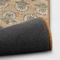 28"x84" Floral Block Memory Foam Runner Rug Yellow - Threshold™ -Threshold Shop GUEST edea84bf 2c68 4692 94d6 531e9f41bfb9