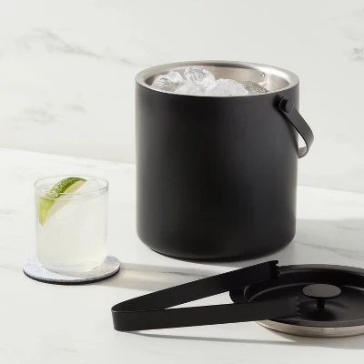 94oz Metal Ice Bucket Black - Threshold™ 1 94oz Metal Ice Bucket Black - Threshold™ -Threshold Shop GUEST fcd5e179 8d19 44b6 bfcb a8eff6d0a53d
